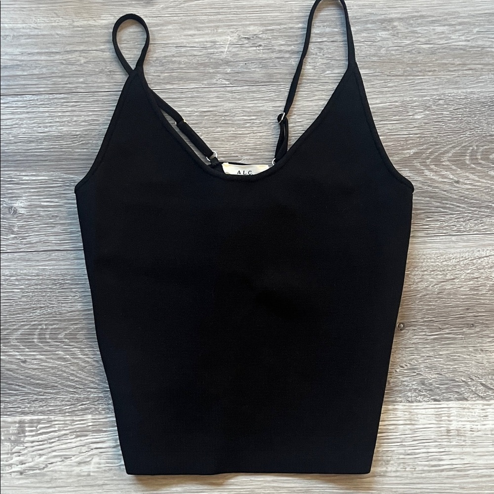 A.L.C. Elegant Black Camisole Top Size Small